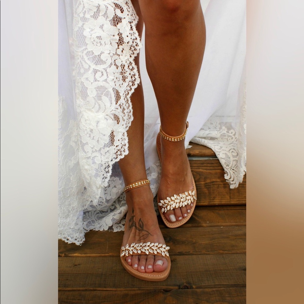 Rhinestone Wedding Sandals